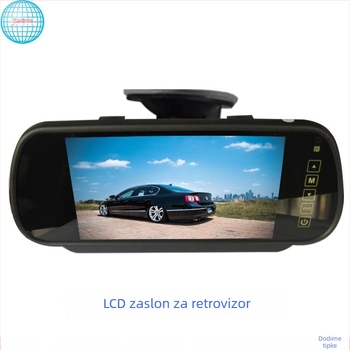 Automobilski LCD zaslon s inteligentnim ulazom, HD kvalitetom slike, široki raspon napona 8-36V, 1080p zaslon