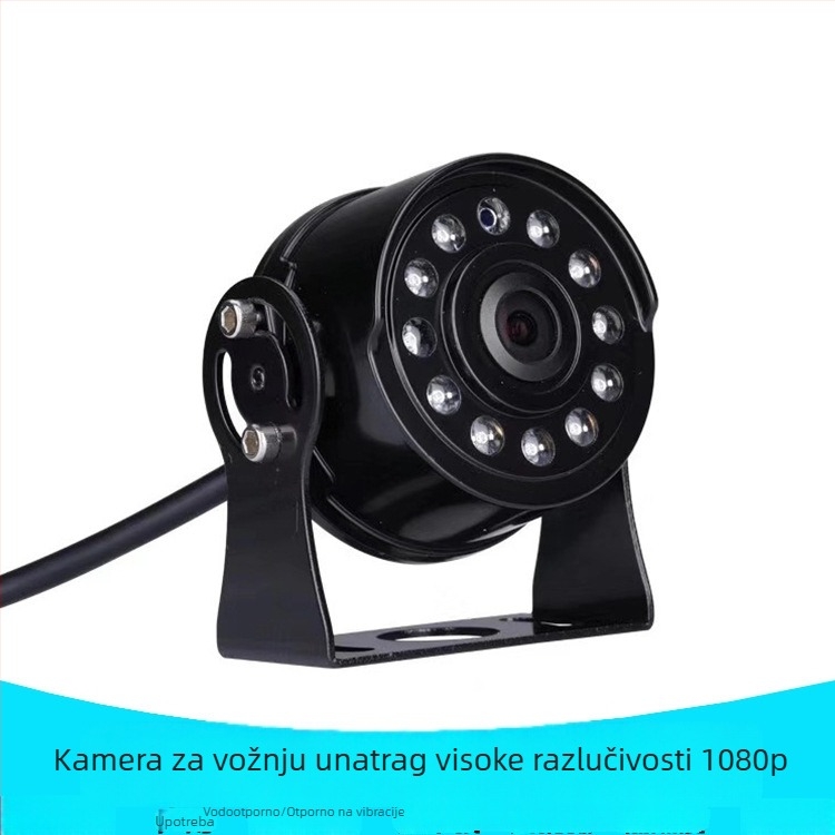 24V infracrvena kamera, 1080p HD stražnja kamera za kamion, IP67 širokokutna, monitor za vožnju unatrag A
