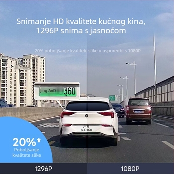 360° automobilna kamera K380JL, 1296P noćna vizija visoke rezolucije, nadzor parkiranja, bežično povezivanje, novi model