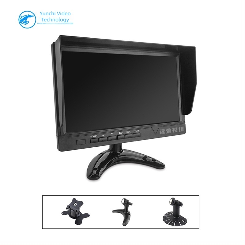 10-inčni LCD monitor za vozilo, AHD, višekanalni IPS, visoka rezolucija, zaštita napona 36V, otporan na udarce