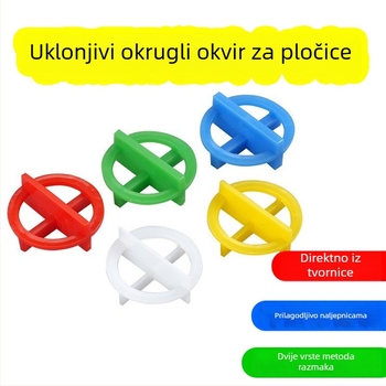 Odstranjivi kružni križni spacer za pločice i niveliranje – pomoćnik za pozicioniranje