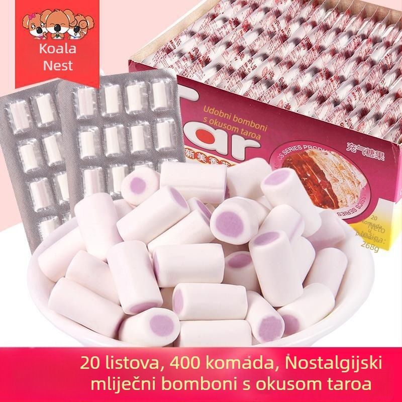 Taro mliječne bombone s nadjevom – nostalgičan snack iz djetinjstva