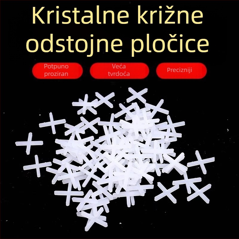 Kartica za pozicioniranje pločica i križni klipovi za niveliranje – plastični klipovi za fuge podnih pločica