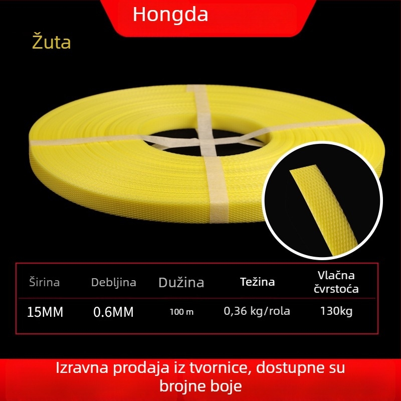 Plastična kopča za ambalažnu traku 1506 – ručna kopča za traku