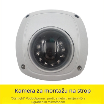 Kamera za plafon 1080p, starlight noćni vid, širokokutna, 12V, za autobuse, školske autobuse i kamione za odvoz smeća