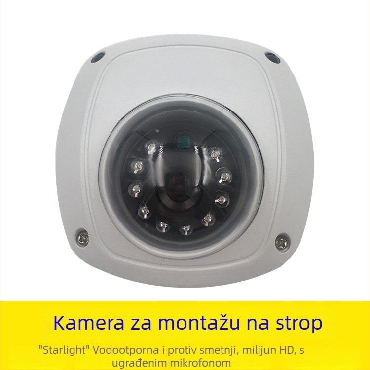 Kamera za plafon 1080p, starlight noćni vid, širokokutna, 12V, za autobuse, školske autobuse i kamione za odvoz smeća