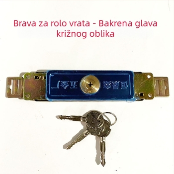 Brava za rolete s mortise cilindrom, bakar i legura, više modela