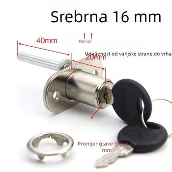 Brava ormarića s tri karike za stol i ladice