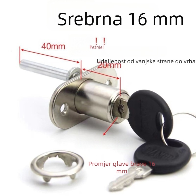 Brava ormarića s tri karike za stol i ladice