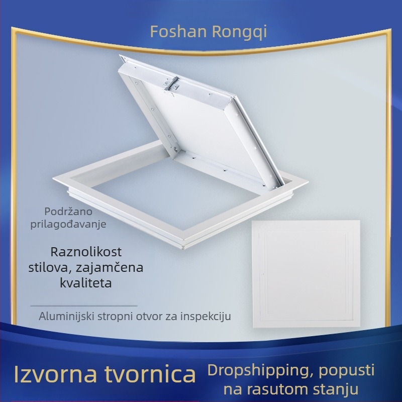 Rongqi aluminijska legura, prilagođeni ravni pristupni otvor za održavanje za gipsanu ploču