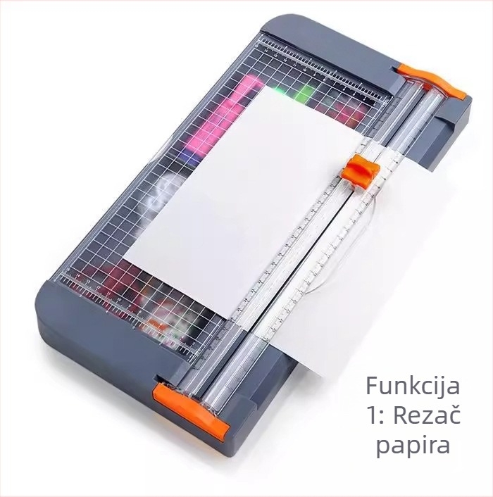 A4 rezač papira, kompaktnijski klizni rezač, ručni višenamjenski rezač papira s prijenosnom kutijom za pohranu