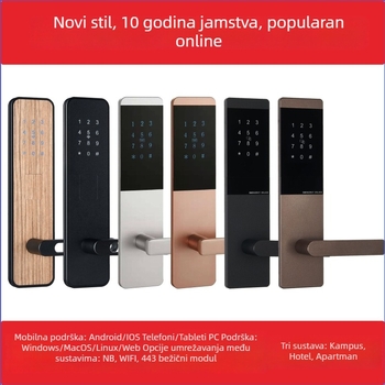 Bluetooth pametna brava s aplikacijom — brava za apartmane i hotele, Wi-Fi, TTLock, od nehrđajućeg čelika