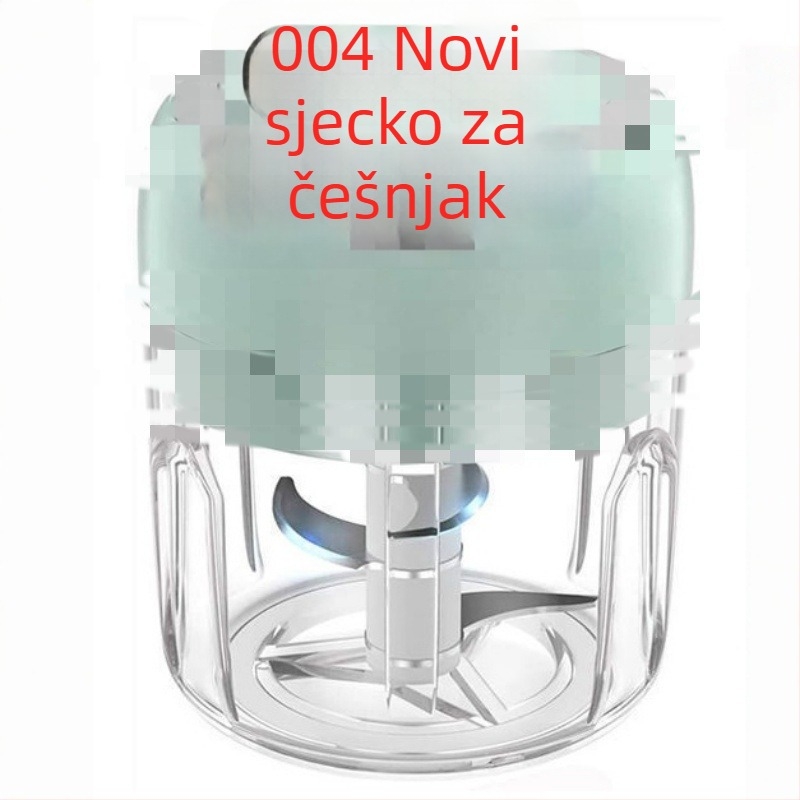 Električni oljuštivač češnjaka, zdrobitelj češnjaka, češnjak preša, mali blender i kompaktni mlin za meso.