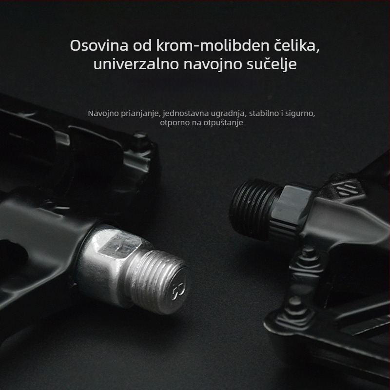 Peda od aluminijske legure s ležajem, protuklizni, X-oblik pedala za električne bicikle i brdske bicikle