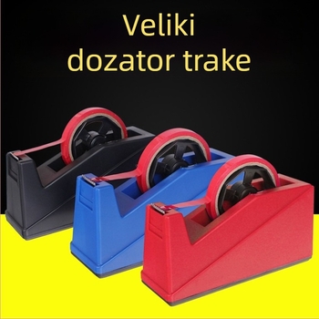 Prozirni stolni dispenzer za ljepivu traku s rezačem