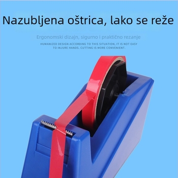 Prozirni stolni dispenzer za ljepivu traku s rezačem