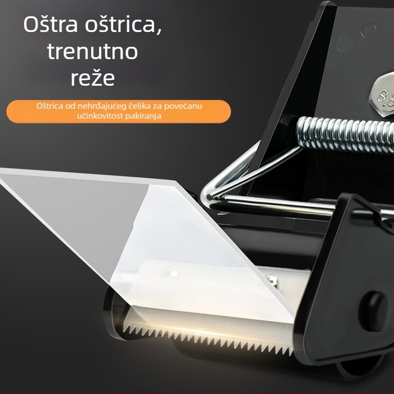 2-inčni rezač trake, plastični držač trake i mašina za brtvljenje kutija za traku širine 5 cm