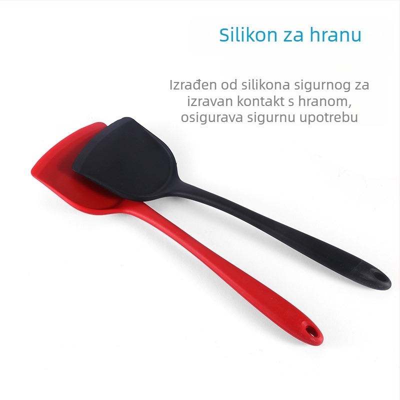 Silikonska spatula za prženje – kuhinjski alat od silikona, ne grebe posuđe
