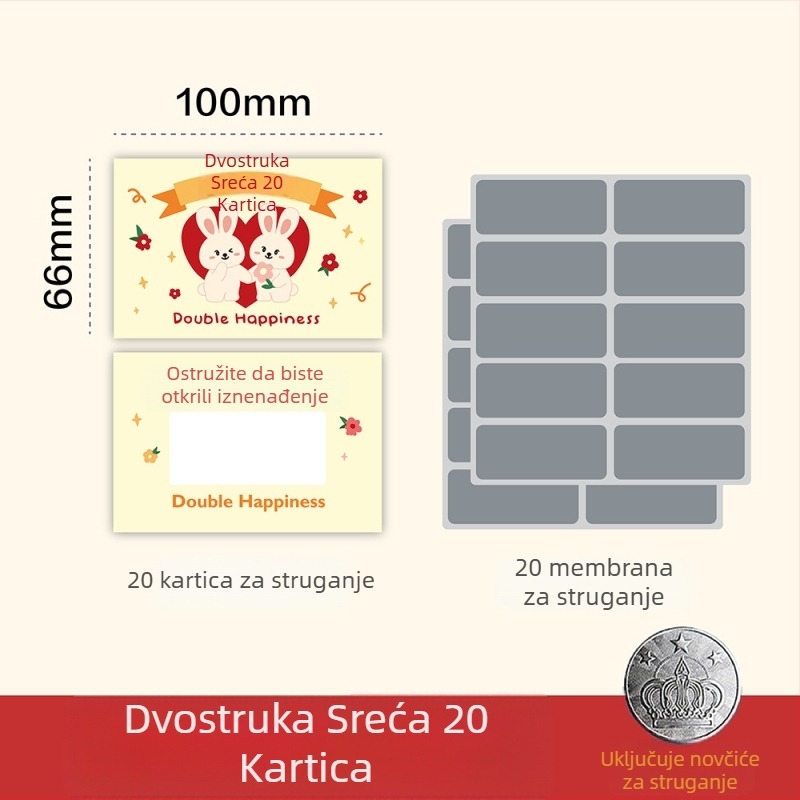 Vjenčana kartica za grebanje – DIY rekvizit za igru na vratima i nagradna kartica za vjenčanje