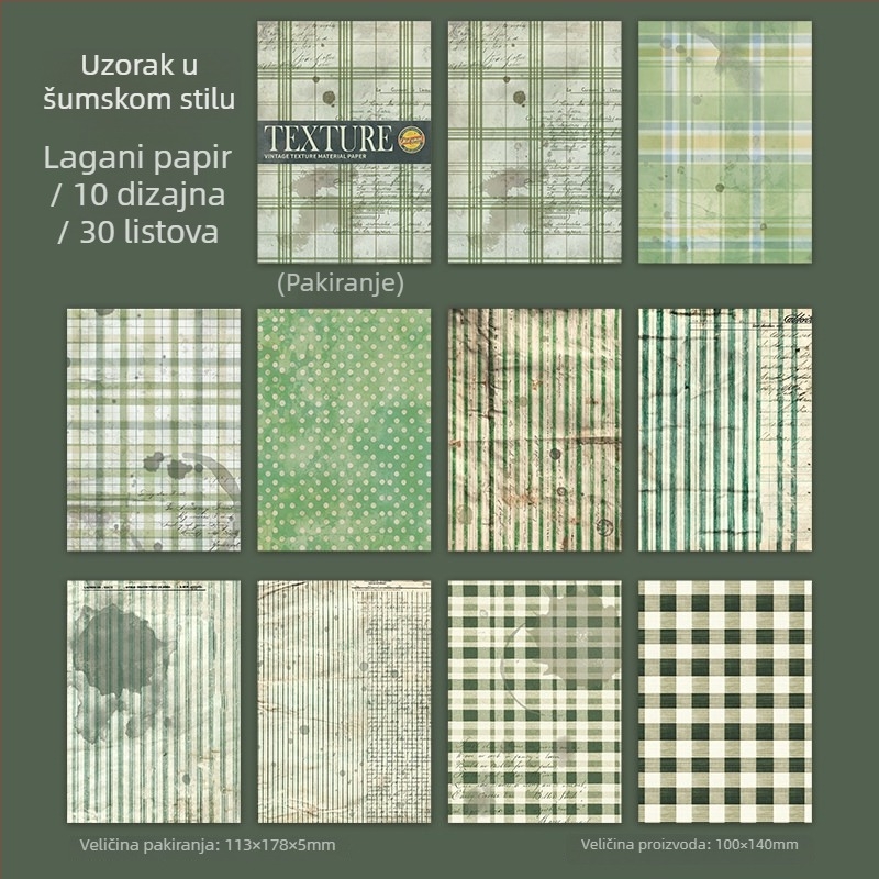 Vintage papir s teksturom vremena, dnevnik pozadina s prugastim kavnim mrljama, za pisanje i izrezivanje bilješki