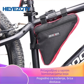 Trokutasta torbica za okvir bicikla za poprečnu šipku — torbica za sjedalo i komplet alata za MTB