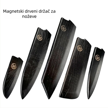 Japanski stil kompleta noževa od jasena s magnetskim futrolom i zaštitnim poklopcem