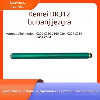 Jezgro fotosenzitivnog bubnja za Kemei C220, s 280, 360, 364, 284, 221, 224, 364, 454 – strugalica