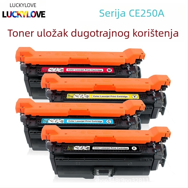 CE250A toner kaseta za HP CP3525 seriju (CP3525n/dn, CM3530fs) te HP504A toner prah