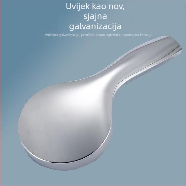 Set tuš glave s tlakom, velike otvore za izlaz, od nehrđajućeg čelika, okrugli oblik, moderni dizajn