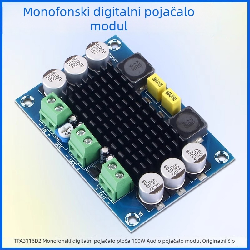 Sunbang XH-M542 mono ploča pojačala 12-26V 100W TPA3116D2