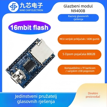 Nine-Core N9400 serija MP3 čip za glasovni reproduciranje s ugrađenom memorijom za dekodiranje zvuka