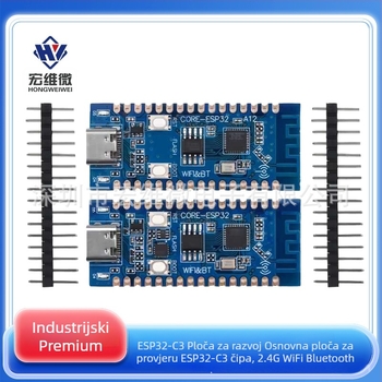 ESP32-C3 razvojna ploča za provjeru funkcionalnosti ESP32-C3 čipa, 2.4G Wi‑Fi i Bluetooth