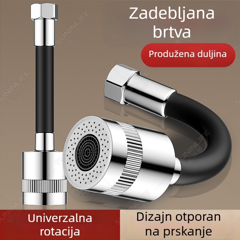 Produžni nastavak slavine s okretom – univerzalni kuhinjski izljev s filtriranom vodom