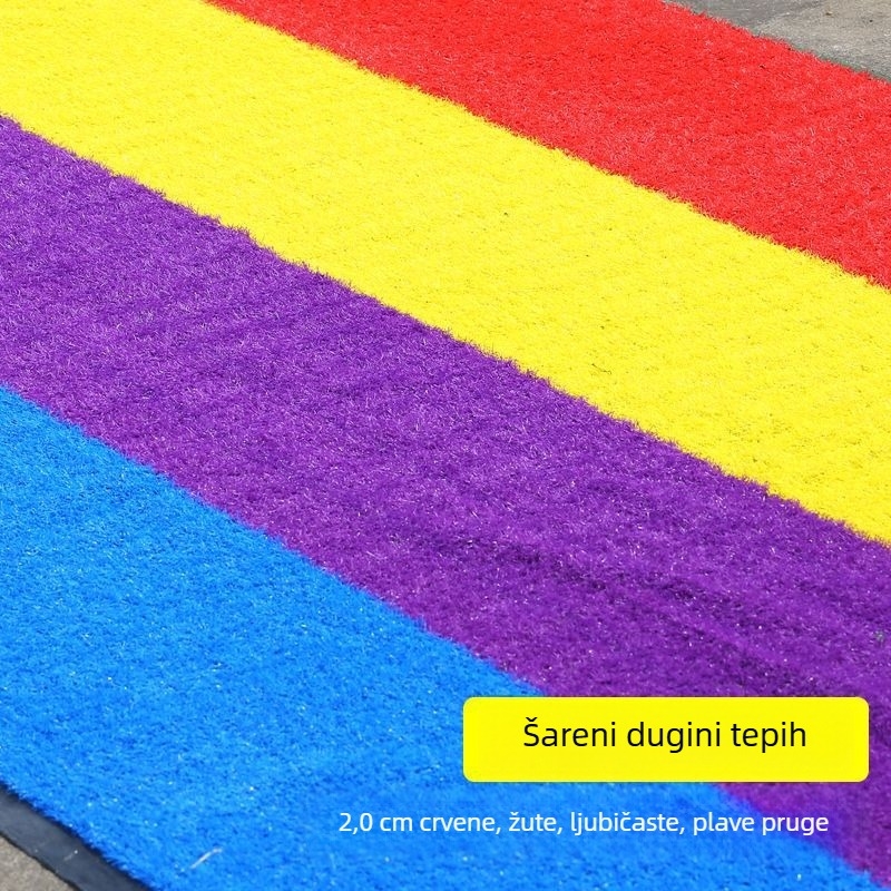 Vanjska umjetna trava — dekorativna zelena za ograde i podlogu igrališta