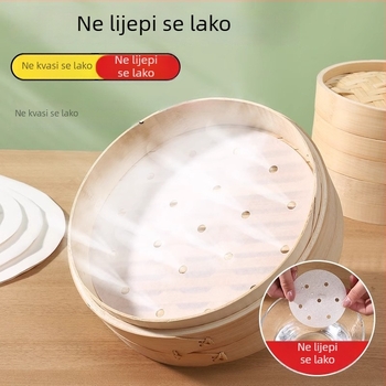 Silikonski papir za parenje – za knedle i pecivo, bez ljepila, za kućnu i profesionalnu upotrebu