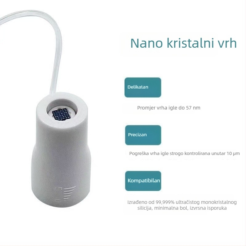 V50 Sustav bez igle za vodno svjetlo s velikom mikrokrystalnom sondom i nano-kristalnom pločom s cijevi – Potrošni materijal za univerzalni kozmetički uređaj