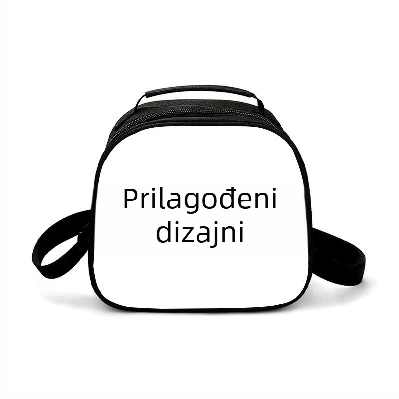 Školski ruksak s digitalnim sublimacijskim tiskom, otporan na habanje, unisex, s podesivim naramenicama