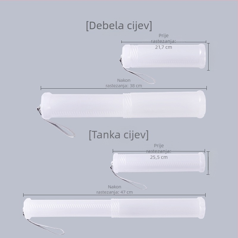 Lagani prozirni plastični izvučni držač za olovke i četkice za kaligrafiju i crtanje, spiralni spremnik za pohranu