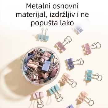 Deli 8556A Morandi boje metalne kvačice set: dovetail kvačica, bočni kut kvačica, male kvačice i kvačica za karticu