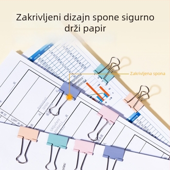 Deli 8556A Morandi boje metalne kvačice set: dovetail kvačica, bočni kut kvačica, male kvačice i kvačica za karticu