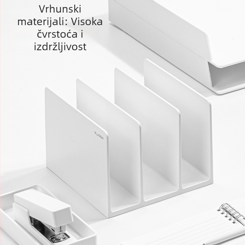 NS006 Plastični stolni držač knjiga s dijelnikom