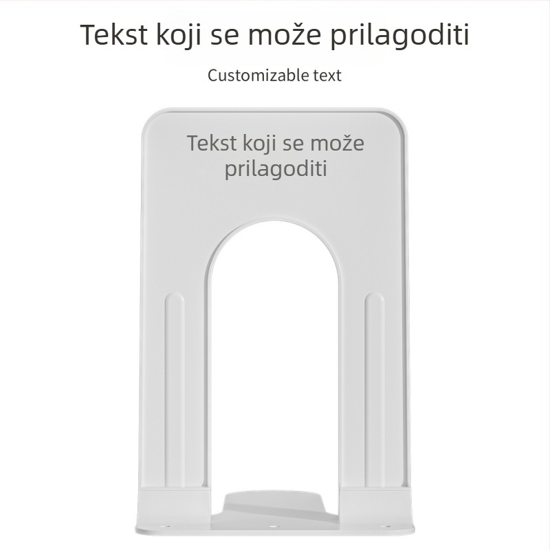Veliki stolni držač za knjige sa dijeličem, držačem za datoteke i odvojivim krajem za studente