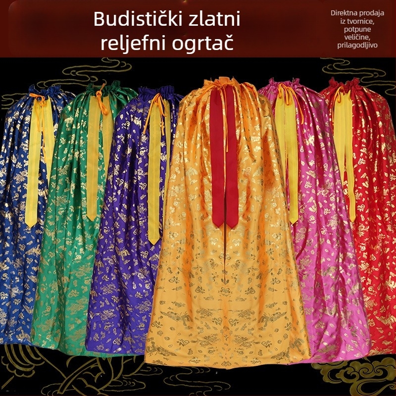 Plašt od tkanine s pozlaćivanjem za budističke haljine i odjeću Bodhisattve