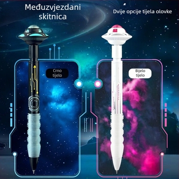 Delshi Međuzvjezdni putnik — Rotirajuća planeta Gel olovka za studente, crna