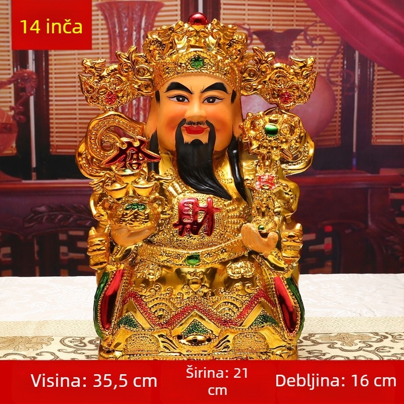 Keramička Buddha statua za kućni oltar, dekor dnevnog boravka, zidni ukras