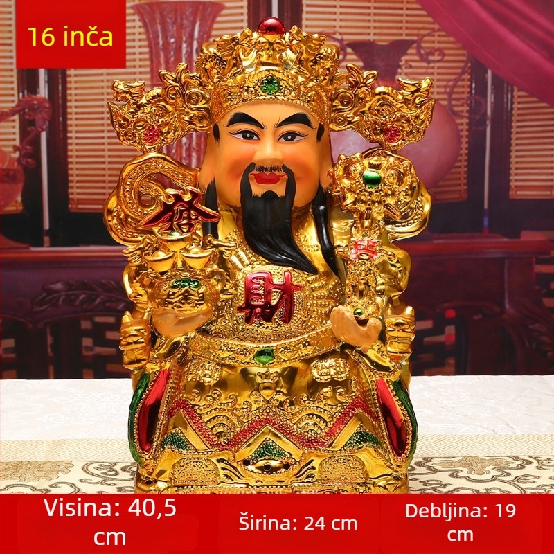 Keramička Buddha statua za kućni oltar, dekor dnevnog boravka, zidni ukras