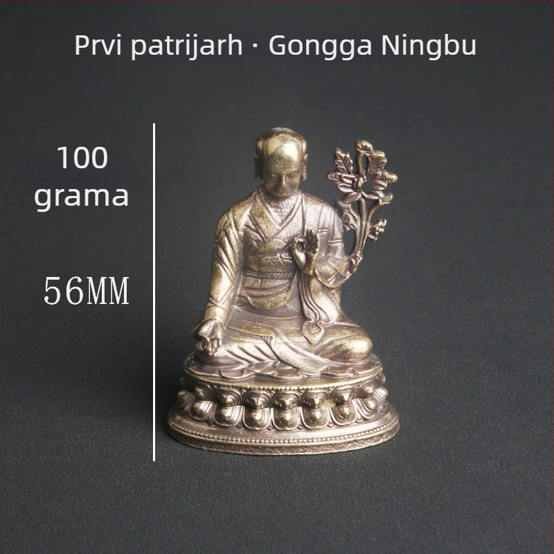 Mosazna Buddha statua Sakya petorice patriarha za kućni oltar