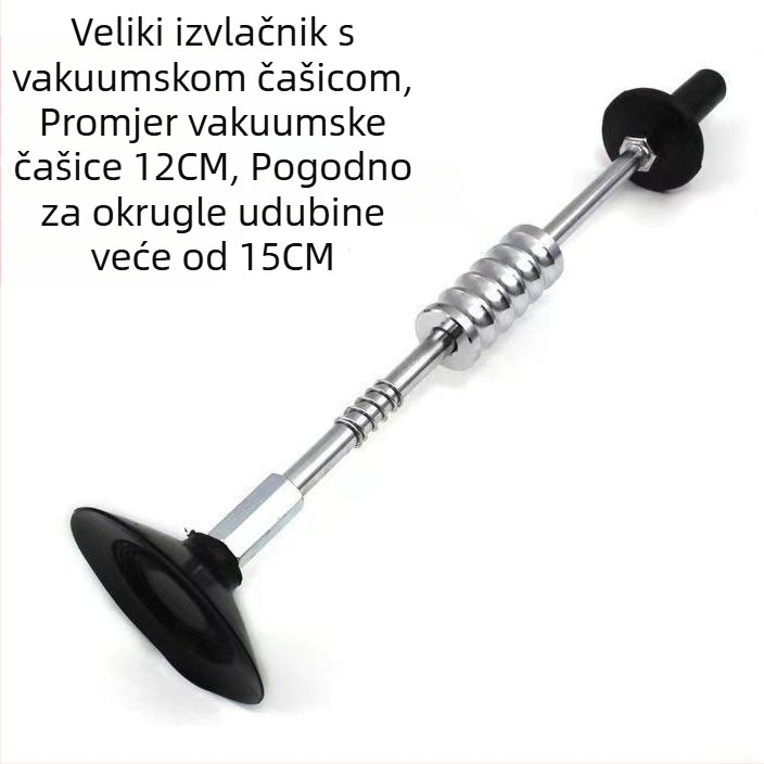 Usisna čašica za izvlačenje udubljenja na karoseriji automobila