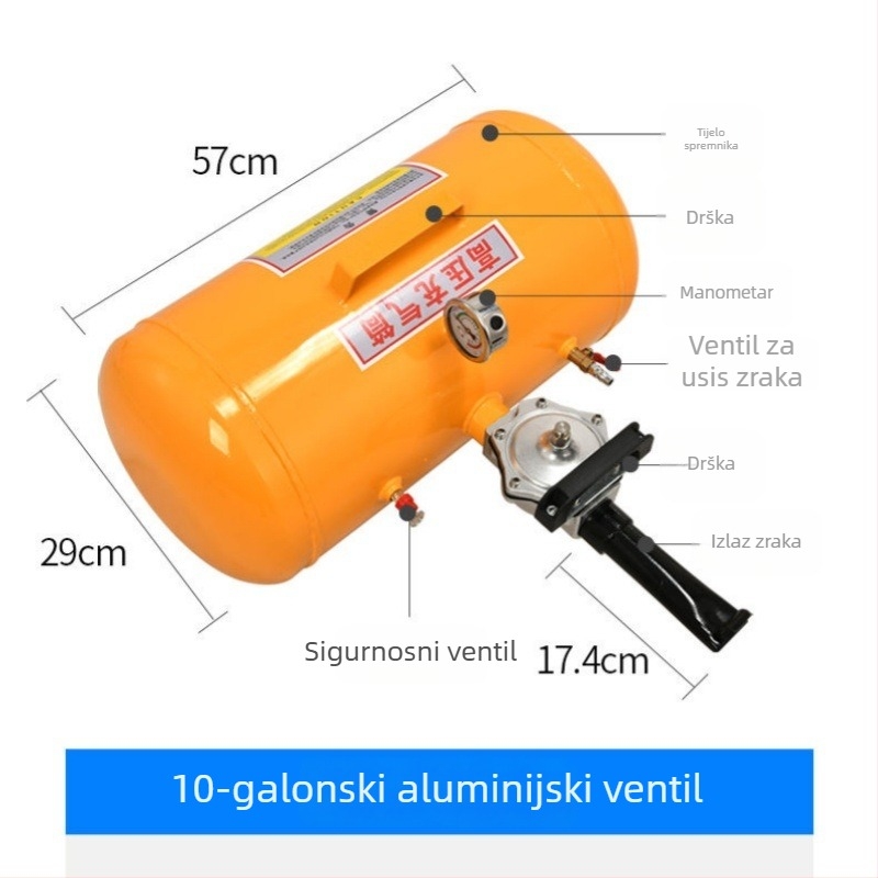 Uređaj za napuhivanje guma za kamione – alat za bezdušne gume