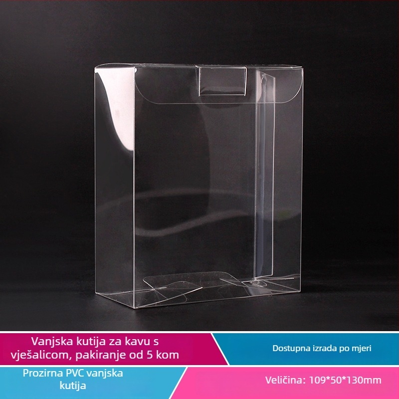Intention Prozirna PVC kutija za drip kavu, boja tiska